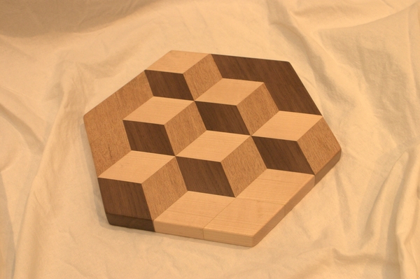 Necker Cubes Trivet